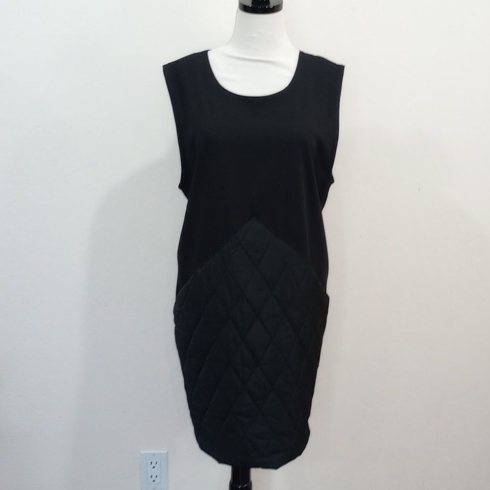 Planet by Lauren G Black Pullover Tunic Dress, OS - Picture 3 of 10